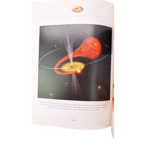 The Illustrated A Brief History Of Time By Stephen Hawking Hardcover Book 1996 - Picture 11 of 14